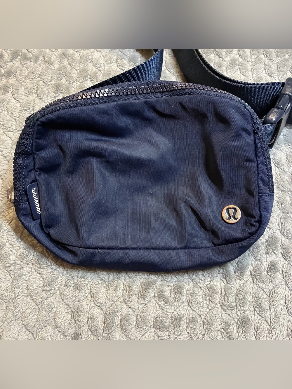 lululemon athletica Navy Waist Pack with Logo Accent